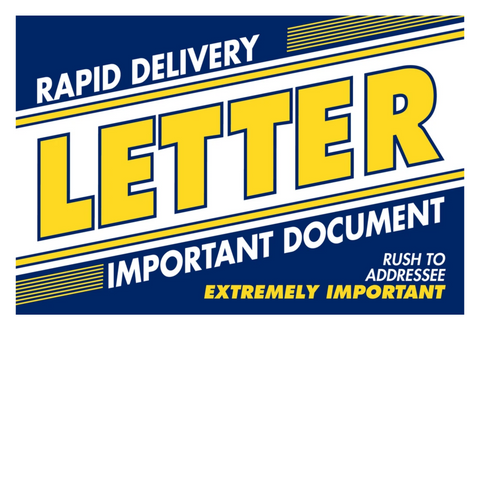 6 x 9 Xpress Envelopes. Urgent Letter Series. XG1001