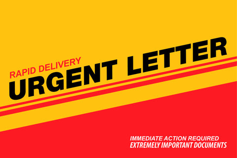 9 x 12 Xpress Envelopes. Urgent Letter Series. XG1008